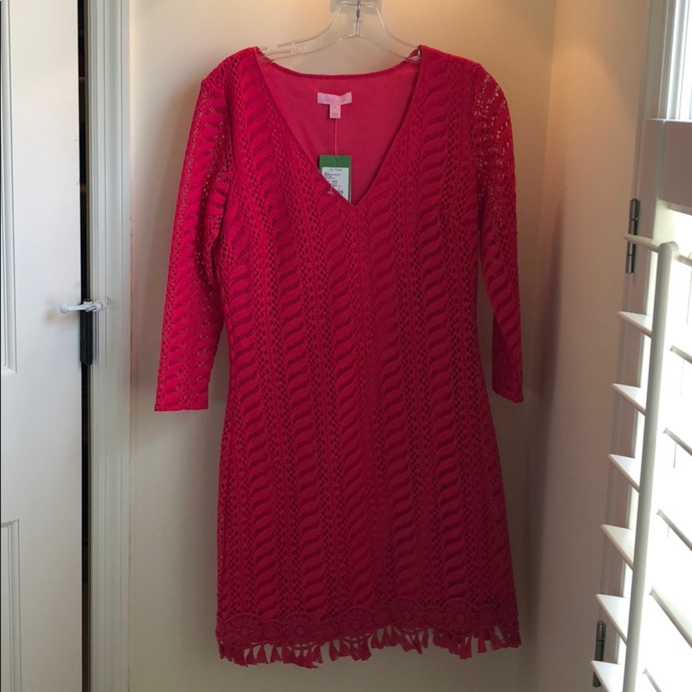 Lily Prink crochet dress